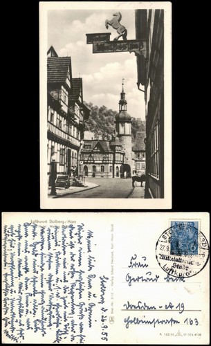 Ansichtskarte stolberg - ansichtskarte,
