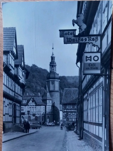 Postkarte stolberg harz - stolberg, /harz
