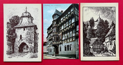 Stolberg im harz um - 3, ak
