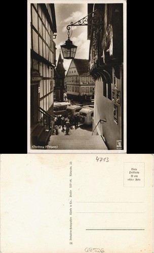 Ansichtskarte stolberg - ansichtskarte, (harz)
