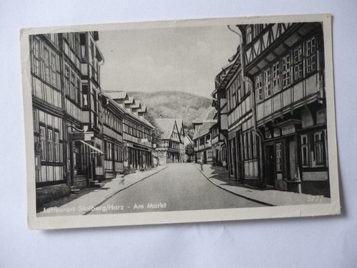 Ansichtskarte stolberg harz - ansichtskarte,