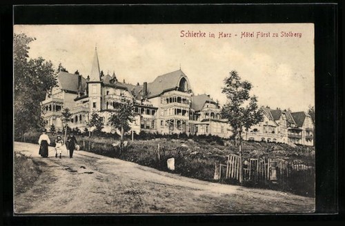 Ansichtskarte schierke harz - ansichtskarte,