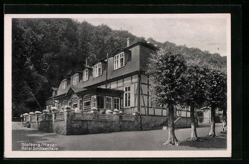 Ansichtskarte stolberg harz - ansichtskarte, /harz