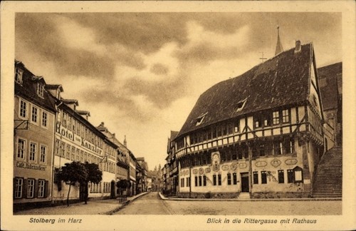 Stolberg harz - ak,