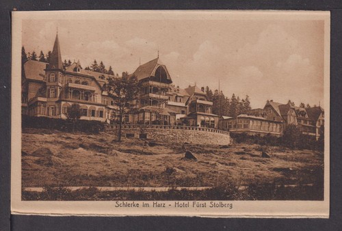 Ansichtskarte schierke harz - ansichtskarte,