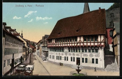 Ansichtskarte stolberg - ansichtskarte, a