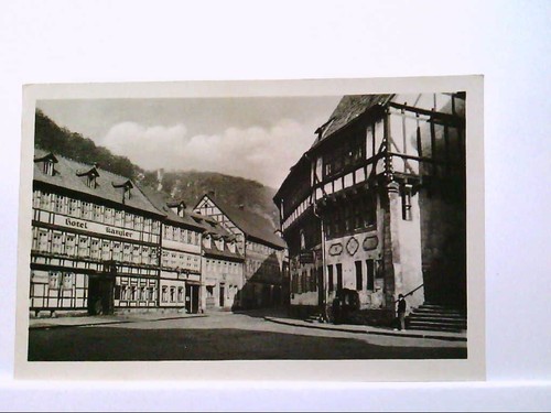 Stolberg harz markt - ak,