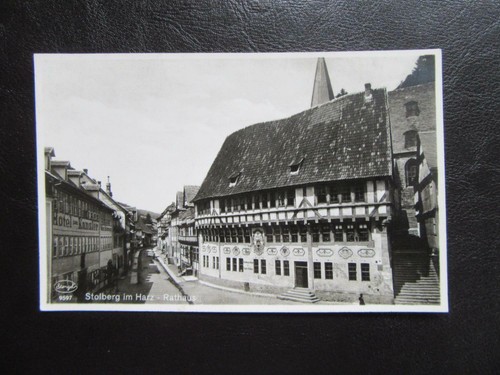 Stolberg harz rathaus - ak, stolberg/harz-rathaus-hotel