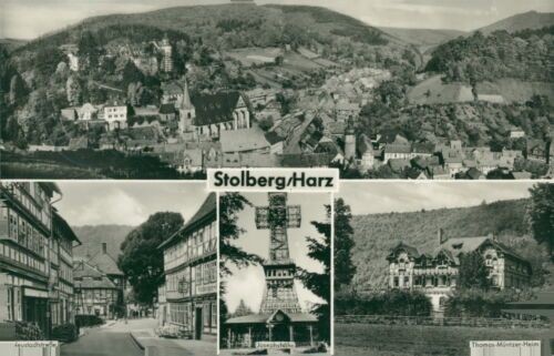 Ansichtskarte stolberg harz - ansichtskarte,