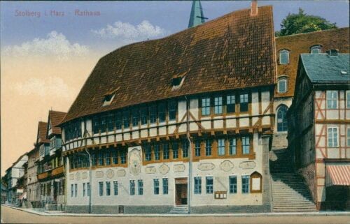 Ansichtskarte stolberg harz - ansichtskarte,